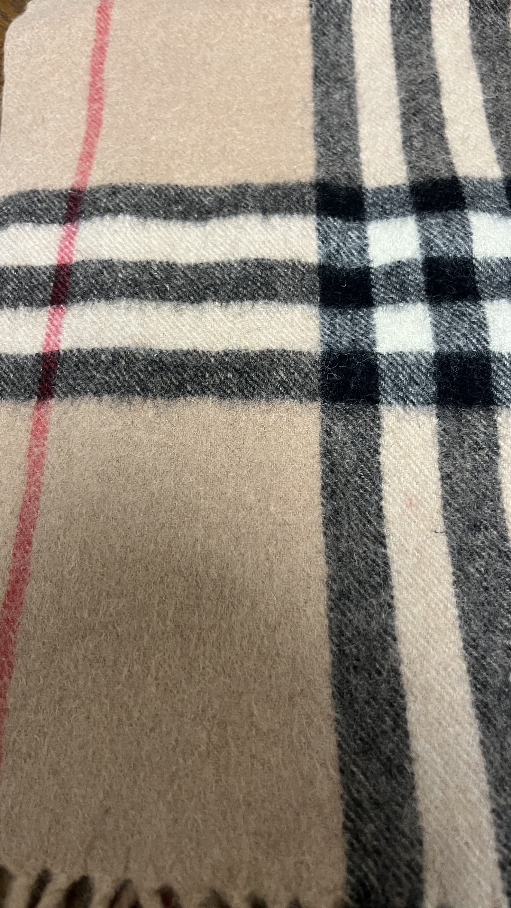 BURBERRY Nova Check Cashmere Scarf Length: 156cm Width: 27cm Cashmere 50% Nova Check Scarf