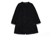 MaxMara No-Collar Black Coat Size 40