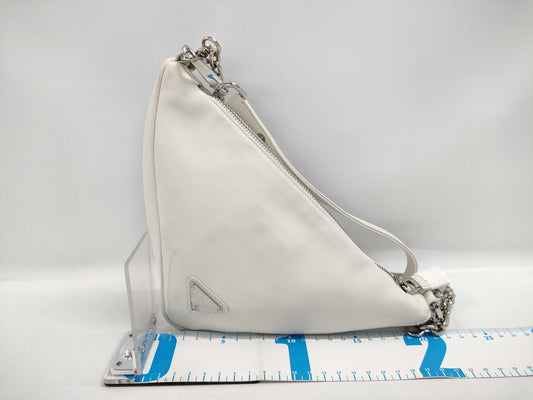 PRADA Prada Triangle Embossed Shoulder Bag 2-Way Shoulder Bag