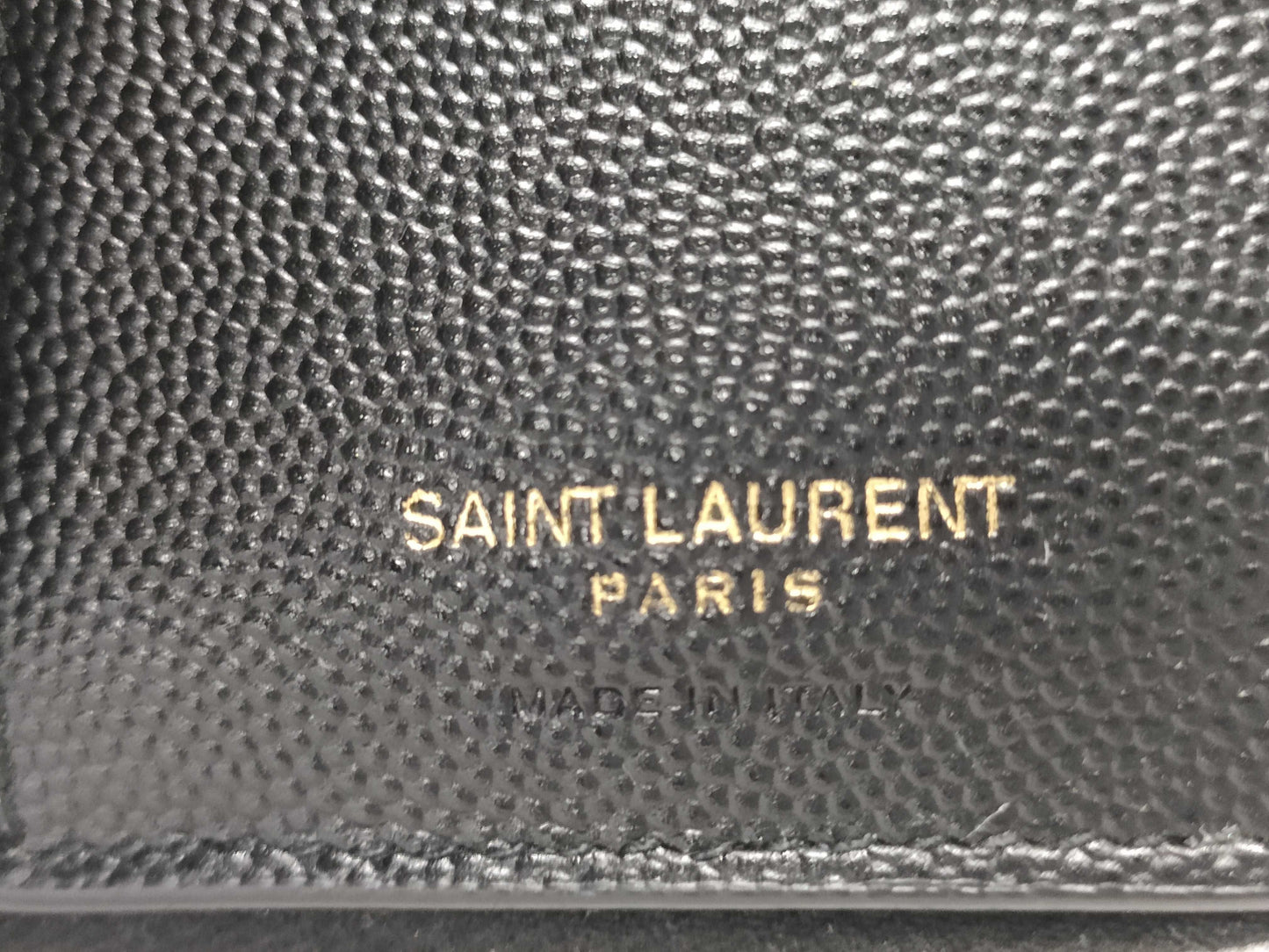 SAINT LAURENT Black Wallet