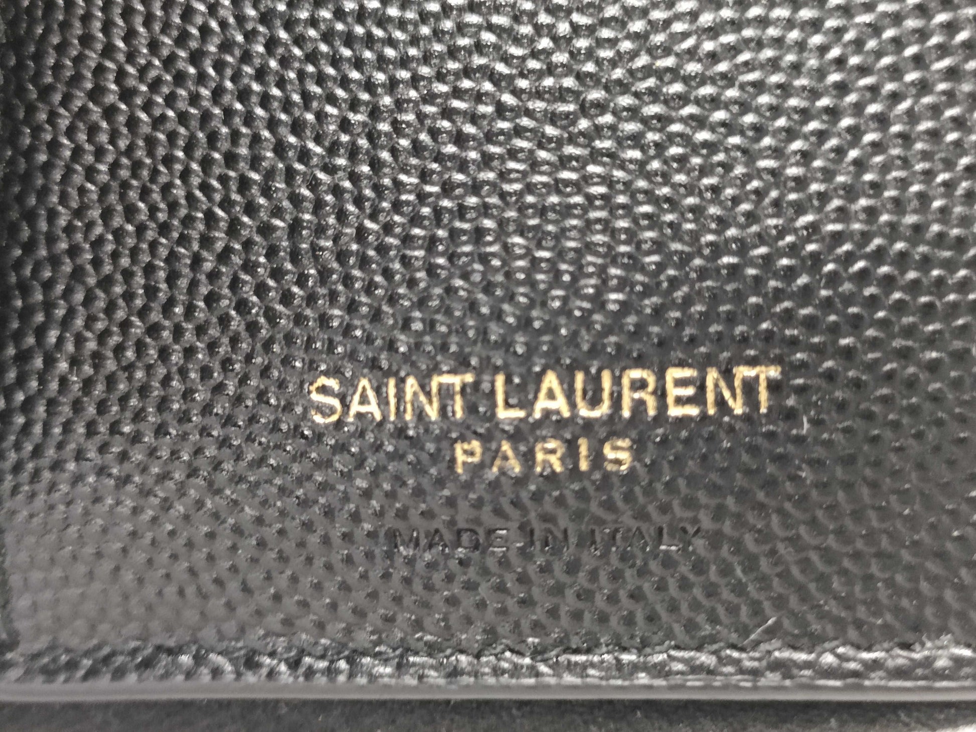 SAINT LAURENT Black Wallet