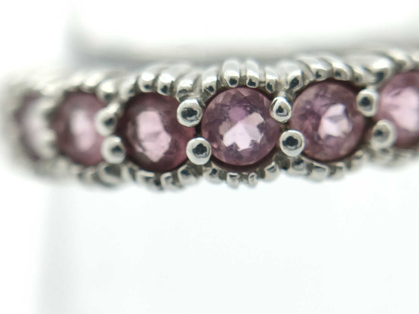 Colored Stone 0.70ct K18WG 3.9g Ring