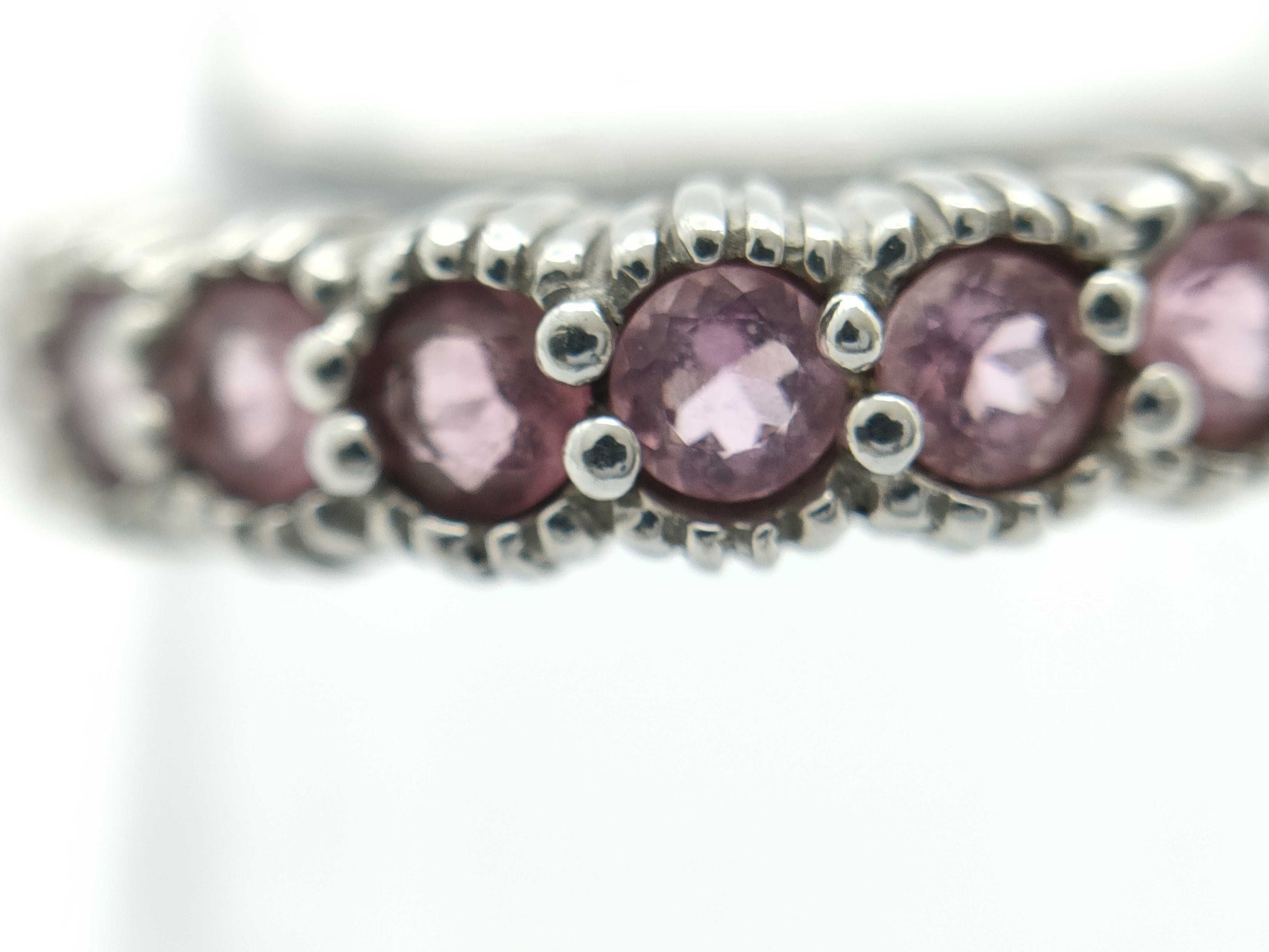Colored Stone 0.70ct K18WG 3.9g Ring