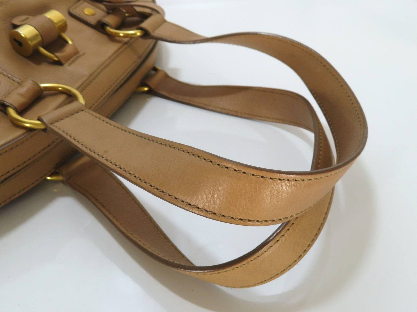 Yves Saint Laurent Leather Muse Mini Handbag Tote Bag