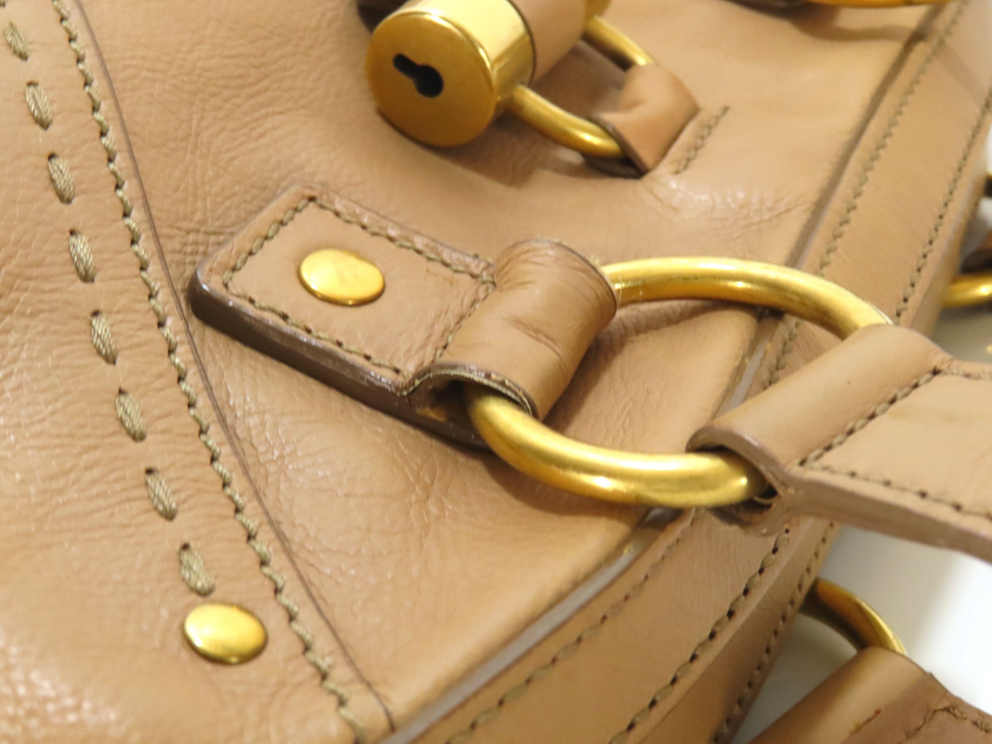 Yves Saint Laurent Leather Muse Mini Handbag Tote Bag