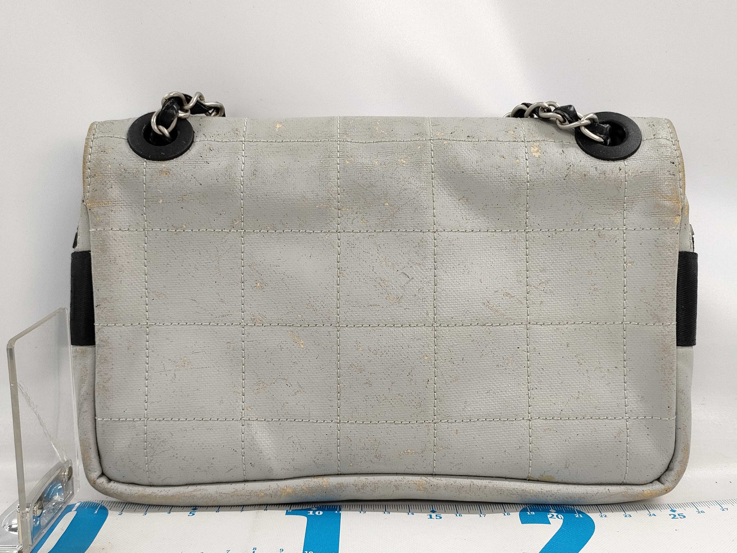 CHANEL CHANEL Chain Shoulder Bag Gray Shoulder Bag