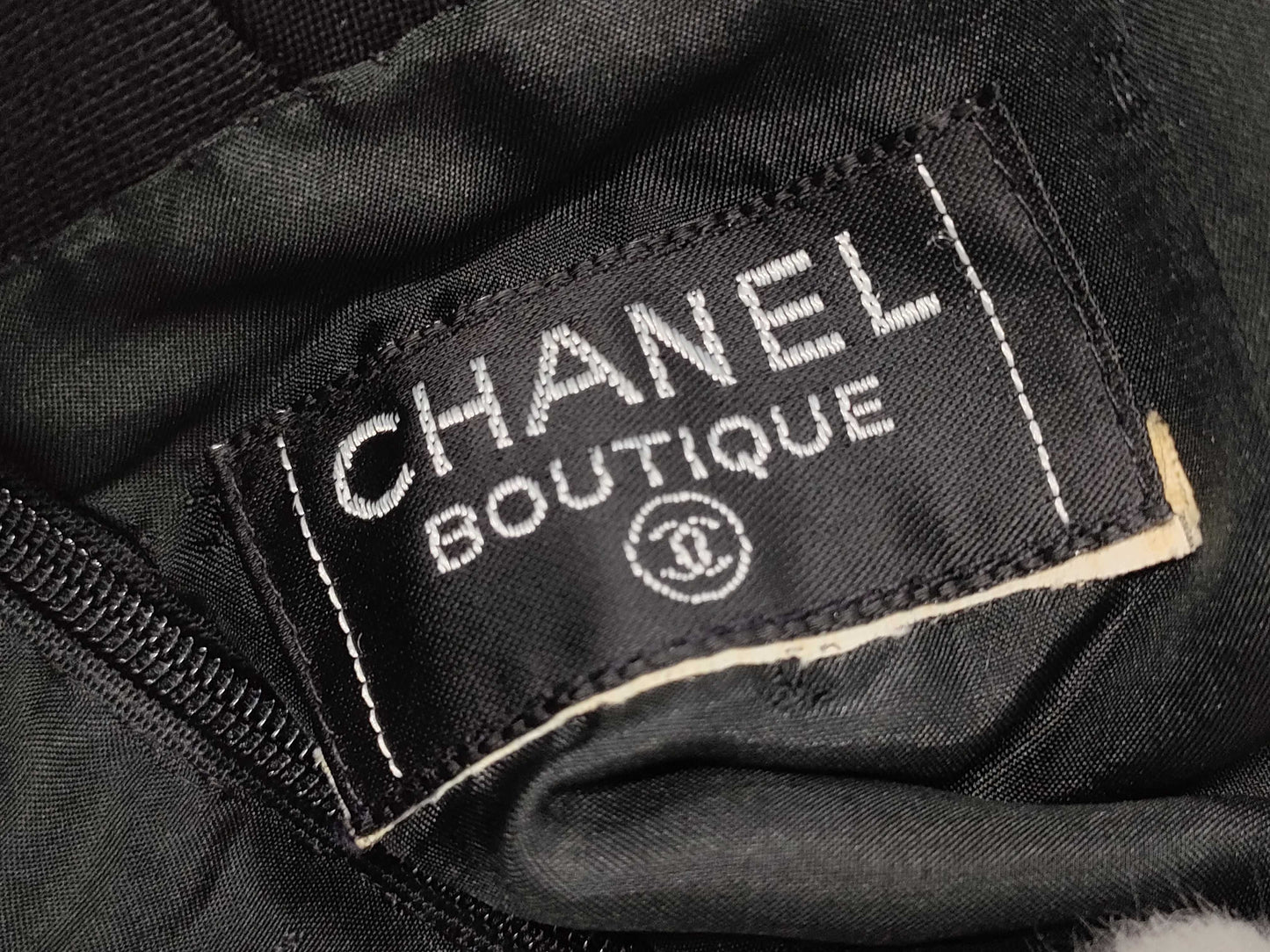 CHANEL CHANEL VINTAGE Belted Skirt Black Skirt