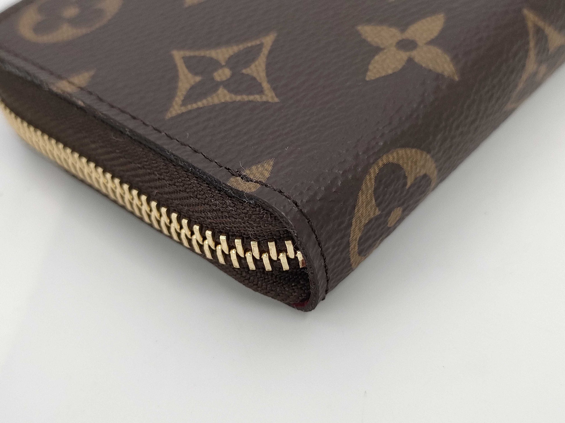 LOUIS VUITTON Vuitton M60742 Monogram Portefeuil Clemence Fuchsia Wallet