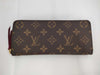 LOUIS VUITTON Vuitton M60742 Monogram Portefeuil Clemence Fuchsia Wallet
