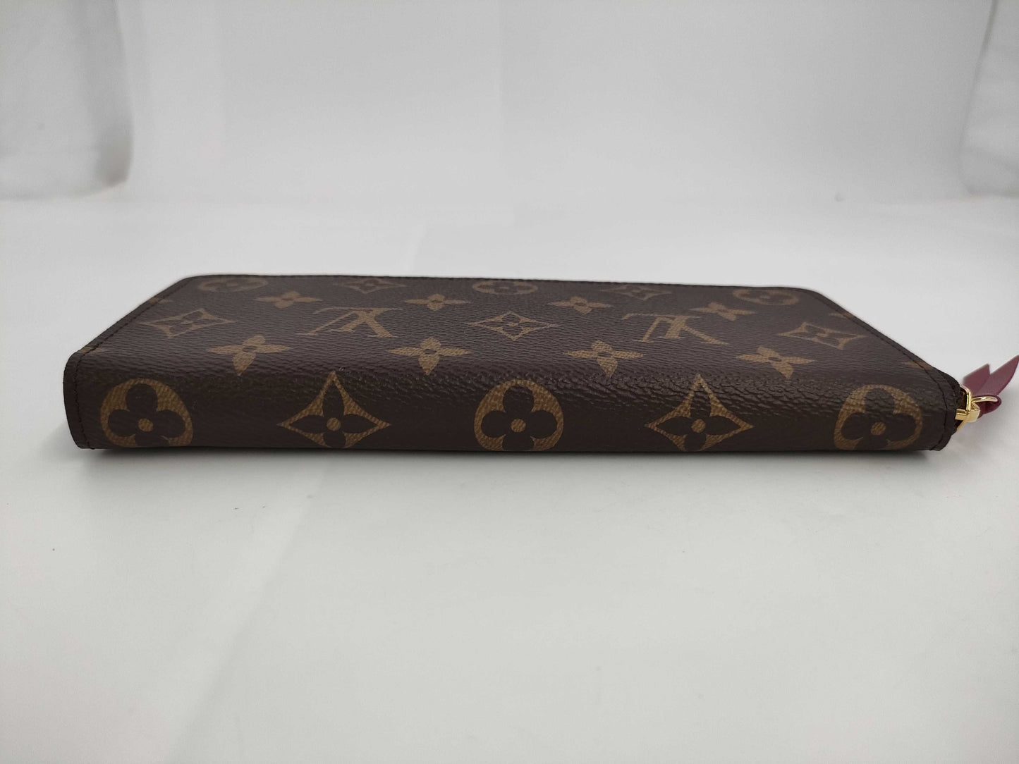 LOUIS VUITTON Vuitton M60742 Monogram Portefeuil Clemence Fuchsia Wallet