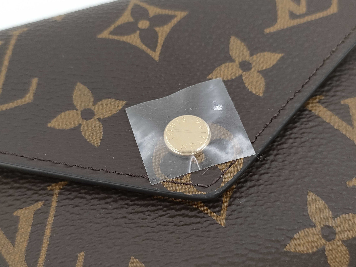LOUIS VUITTON Vuitton M62360 Monogram Portefeuille Victorine Rose Ballerine Wallet