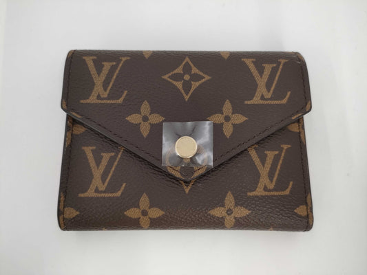 LOUIS VUITTON Vuitton M62360 Monogram Portefeuille Victorine Rose Ballerine Wallet