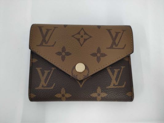 LOUIS VUITTON Vuitton M81557 Monogram Reverse Porte-Feuille Victorine Wallet