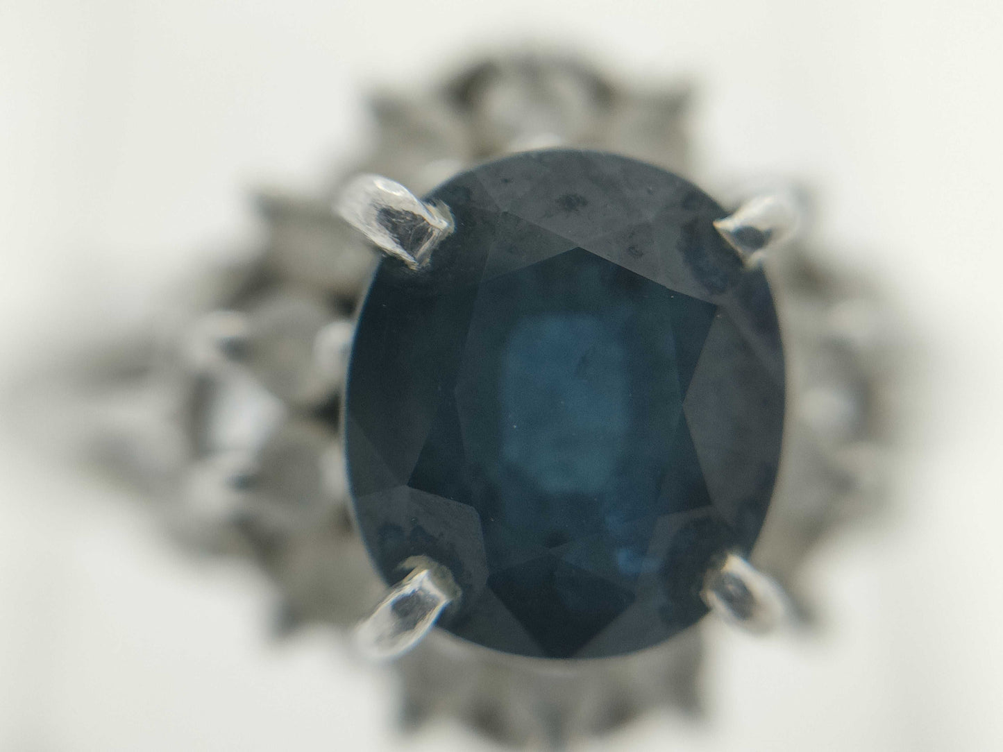 S1.10ct D0.20ct PT900 4.5g Ring