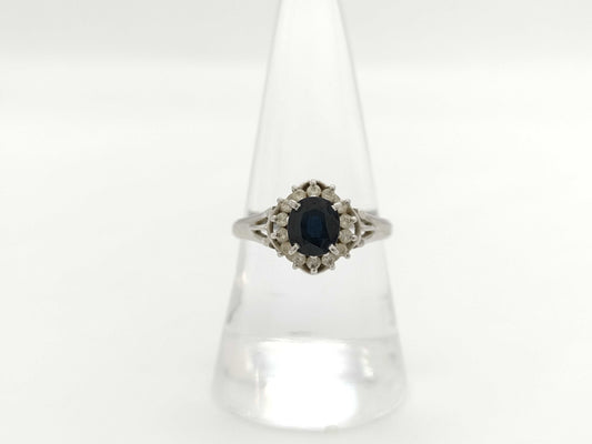 S1.10ct D0.20ct PT900 4.5g Ring