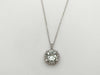 MAUBOUSSIN Soleil Ete Green Amethyst Diamond WG Au750 2.6g Necklace