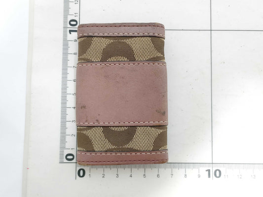 COACH Signature Key Case