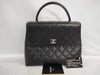 CHANEL Coco Mark Matelasse Caviar Skin Coco Handle Gala Handbag