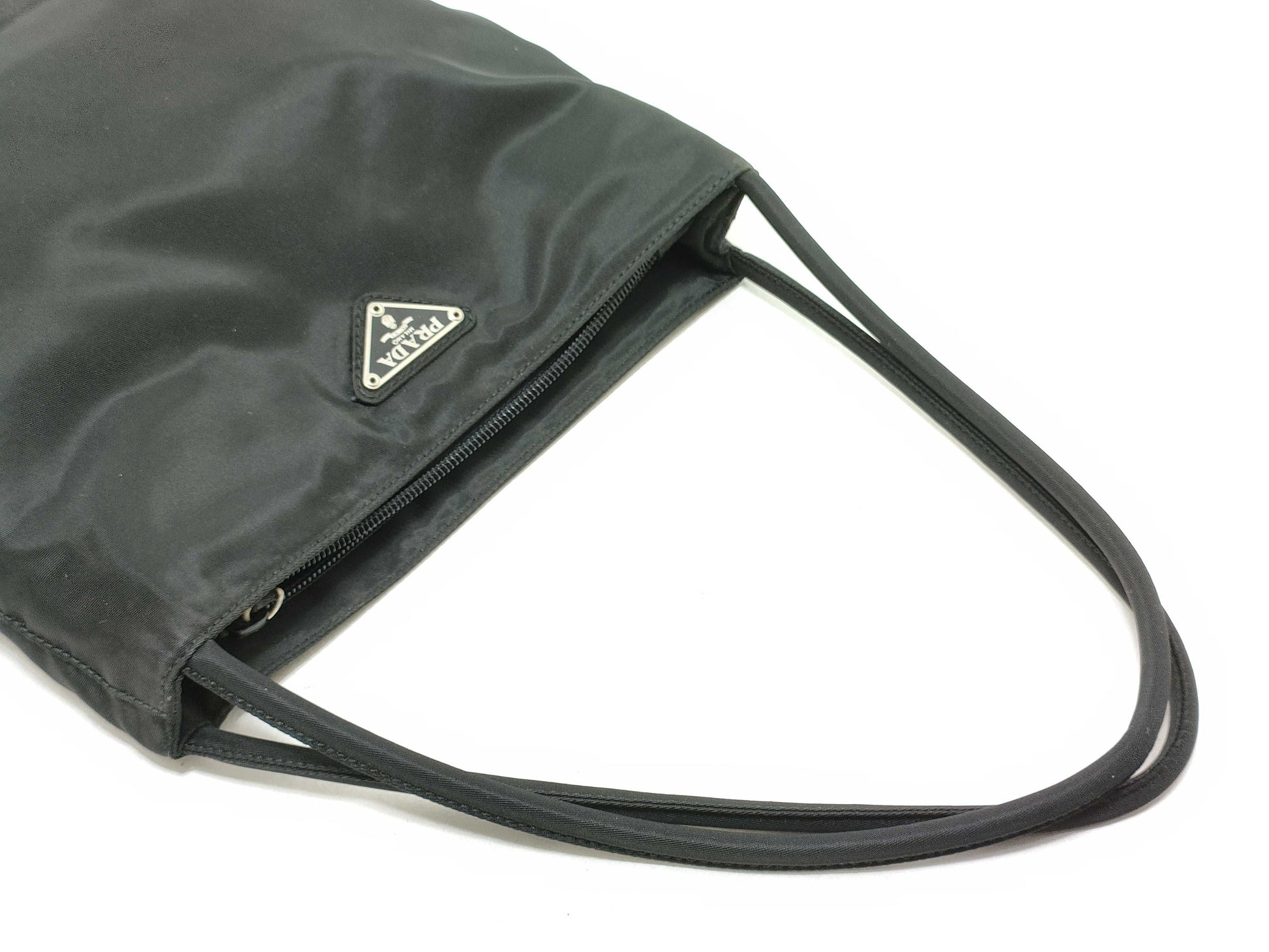 PRADA Nylon Prada Saffiano Handbag