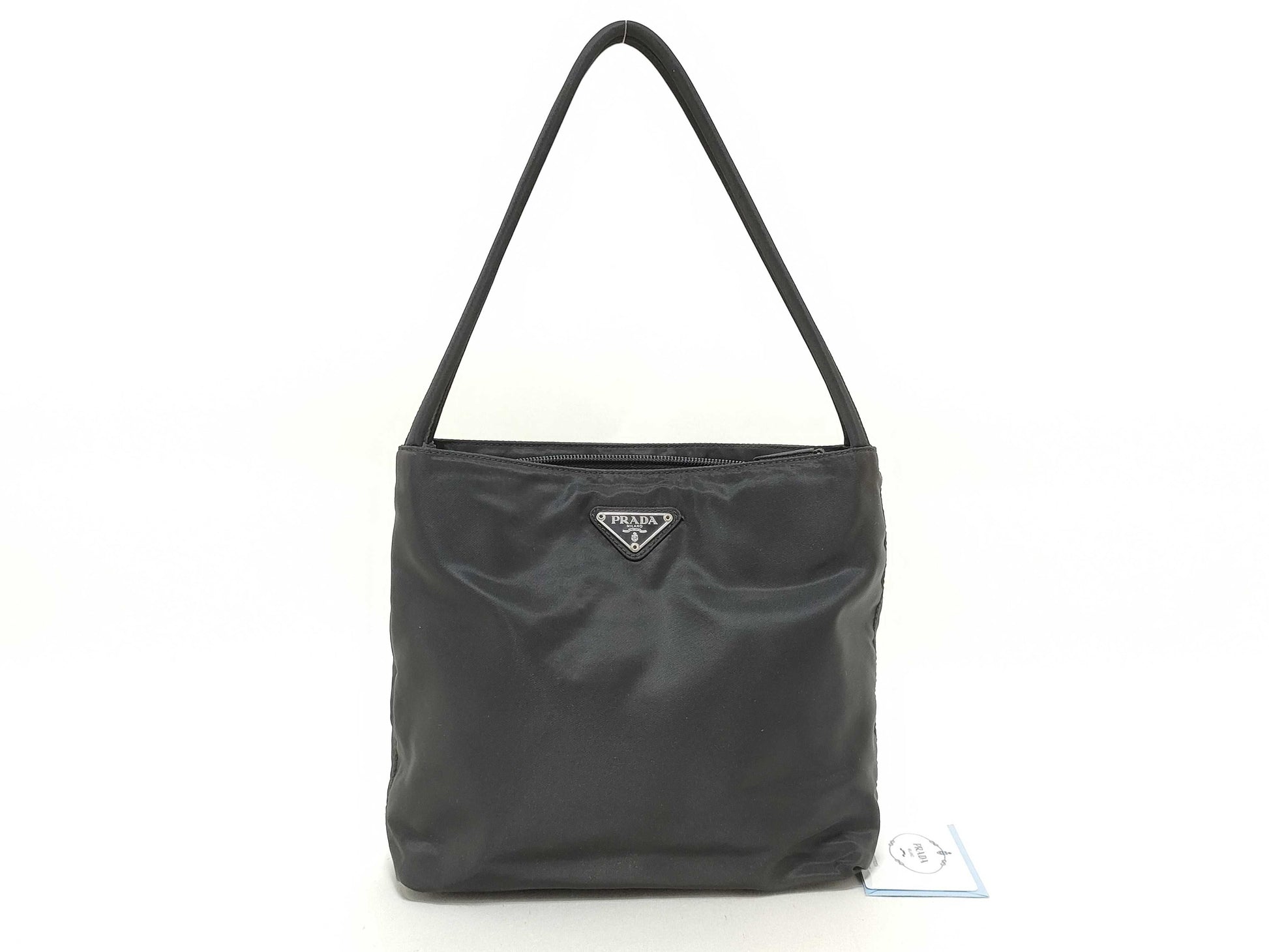 PRADA Nylon Prada Saffiano Handbag