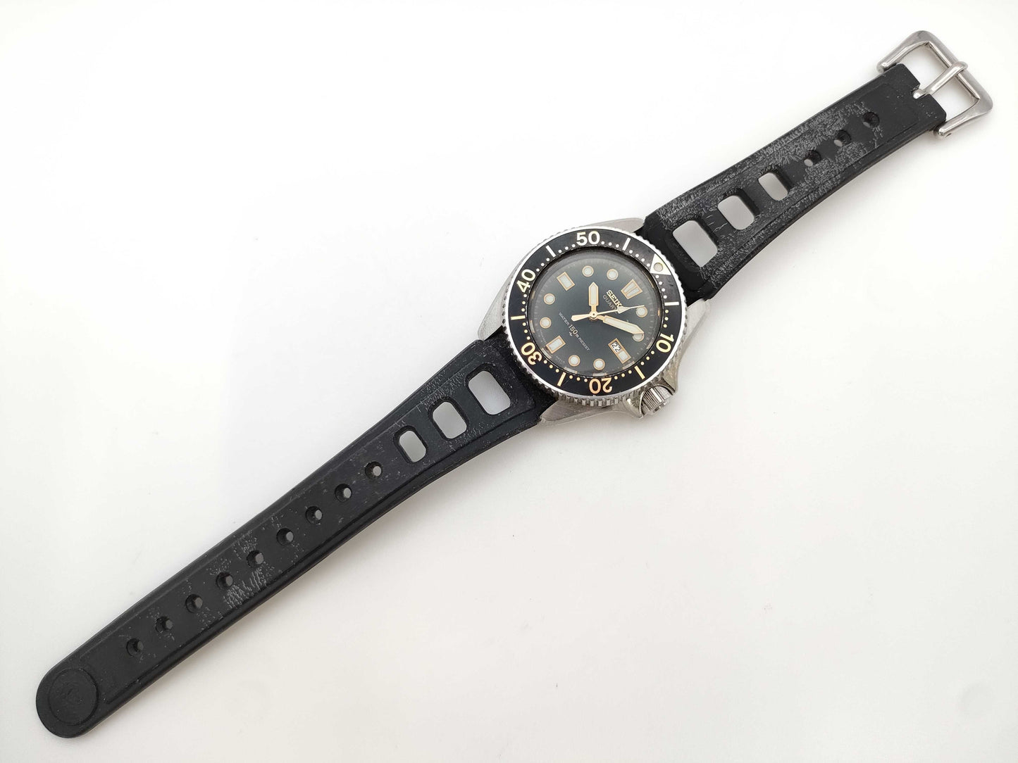 SEIKO 2625-0010 006797 Quartz Black Dial Immovable Current Men's Watch