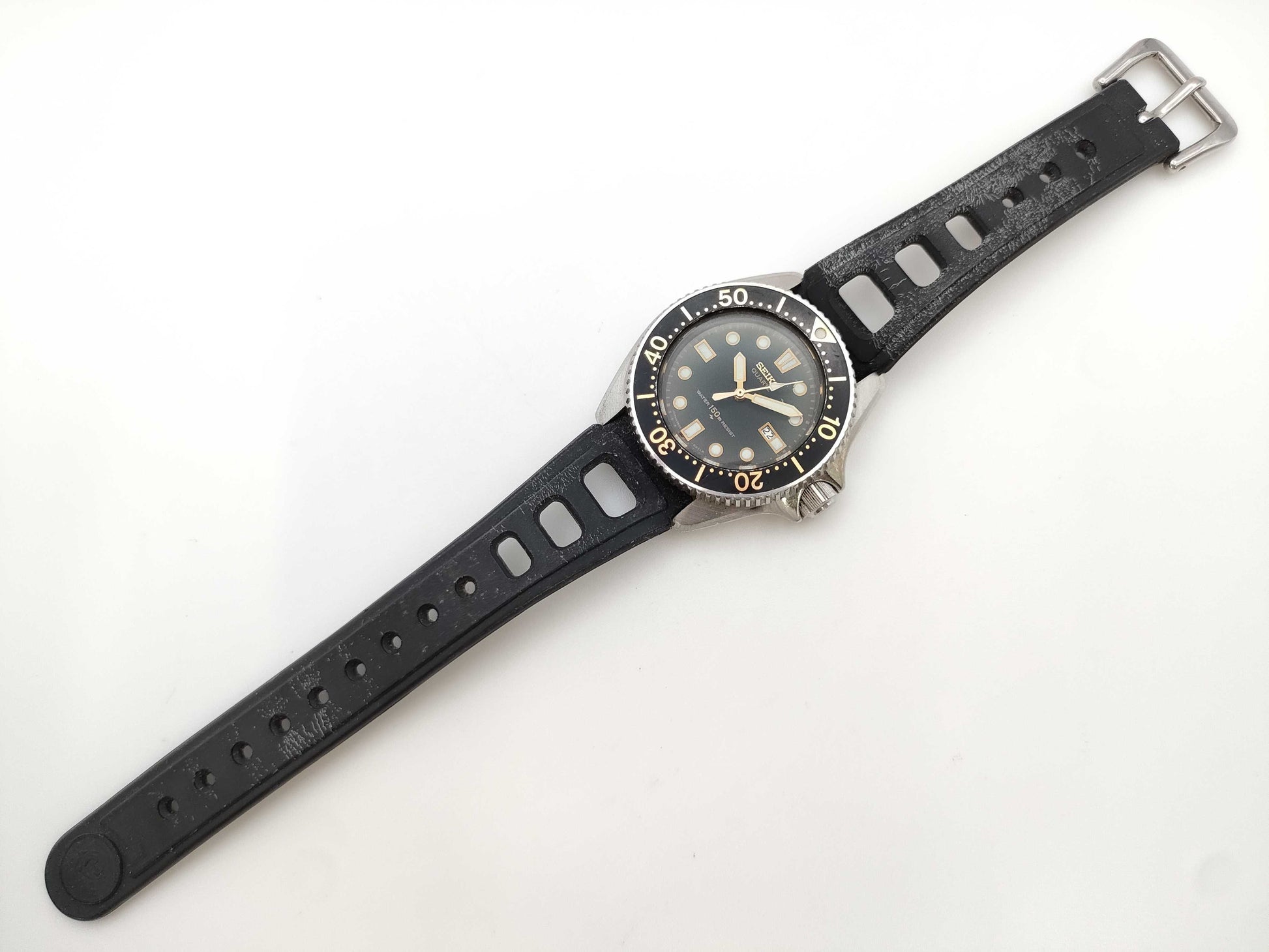 SEIKO 2625-0010 006797 Quartz Black Dial Immovable Current Men's Watch