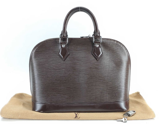 LOUIS VUITTON Epi Alma M5214D/AR0062 Handbag with Brown Dust Bag