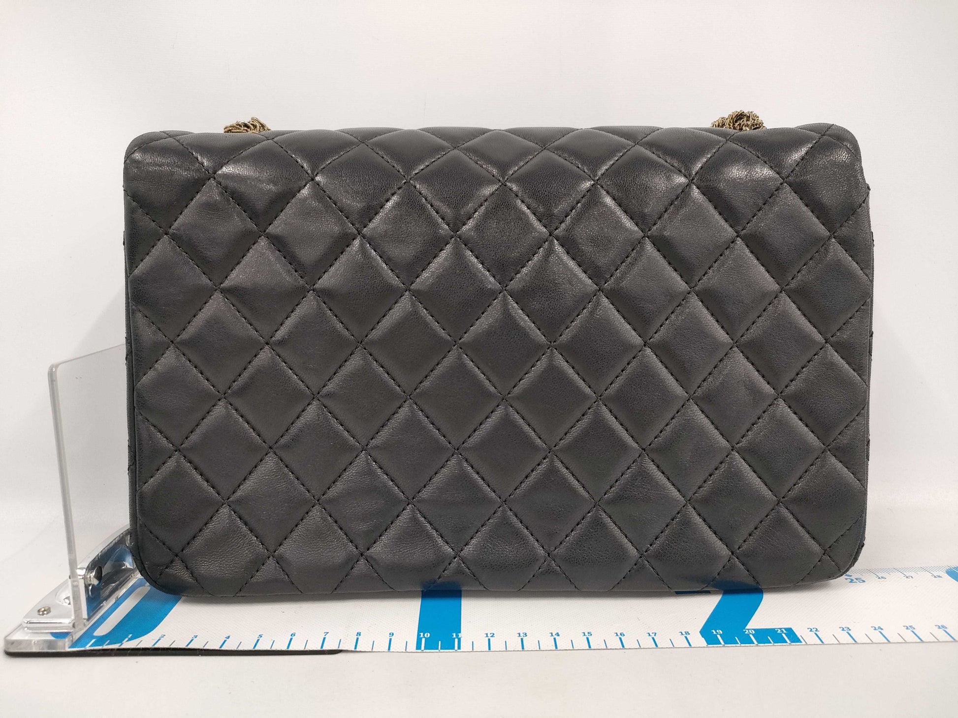 CHANEL Matelasse Chain Shoulder Bag, Lambskin Leather