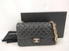CHANEL Matelasse Chain Shoulder Bag, Lambskin Leather