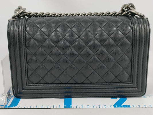 CHANEL Boy Chanel Coco Mark Chain Shoulder Bag