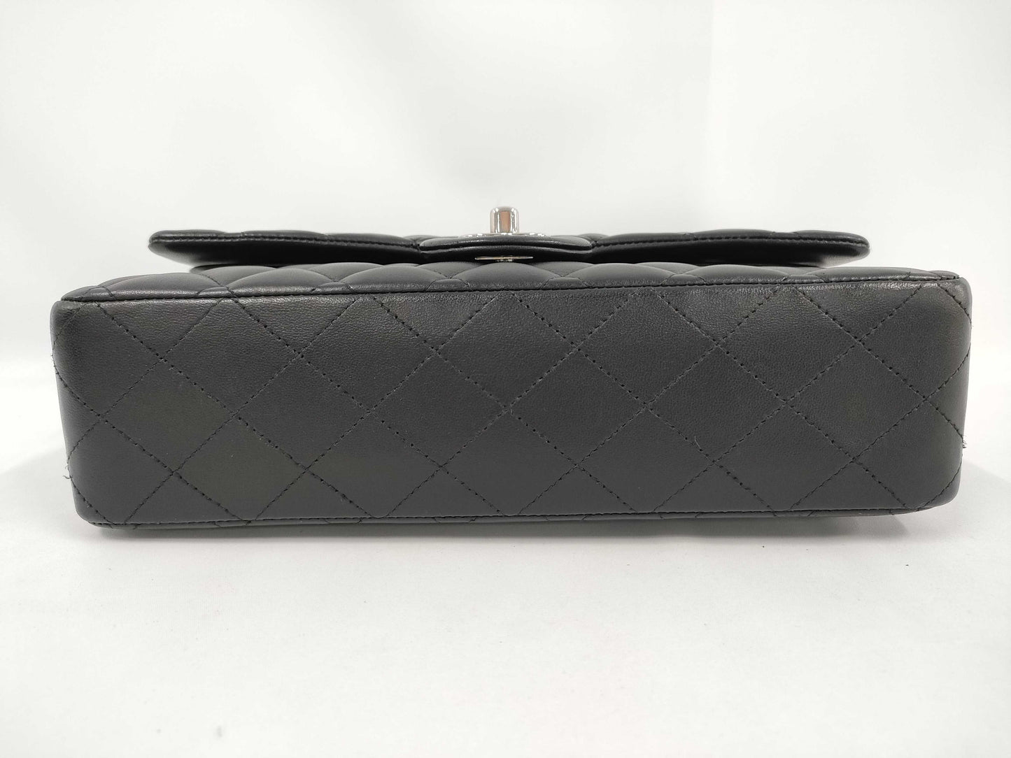 CHANEL Matelasse Double Flap Chain Shoulder Bag, Lambskin
