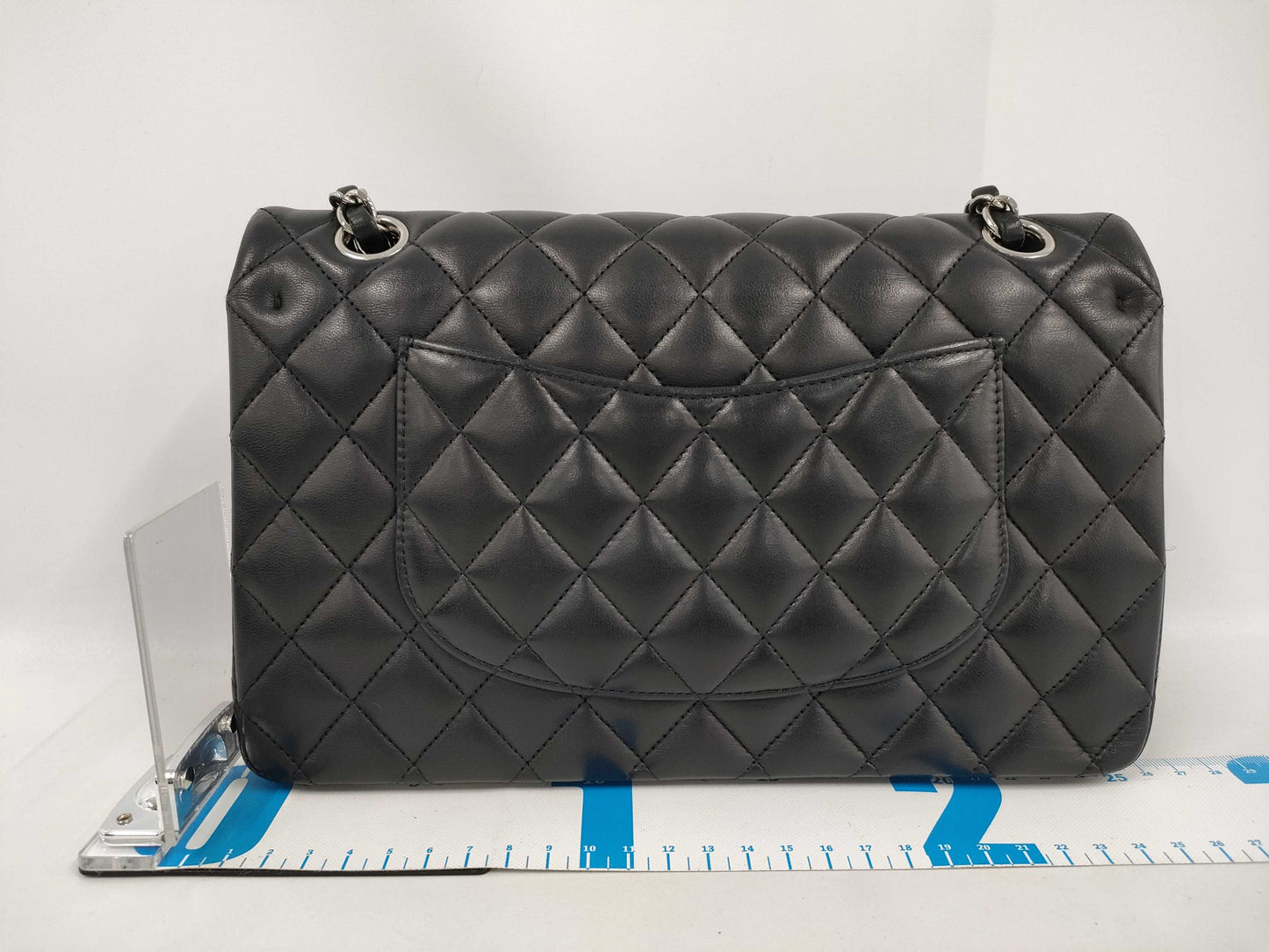 CHANEL Matelasse Double Flap Chain Shoulder Bag, Lambskin