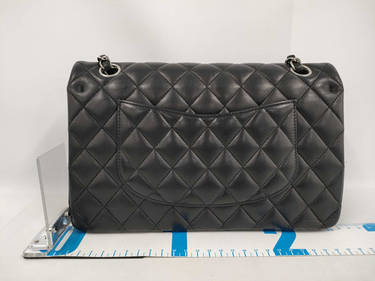 CHANEL Matelasse Double Flap Chain Shoulder Bag, Lambskin