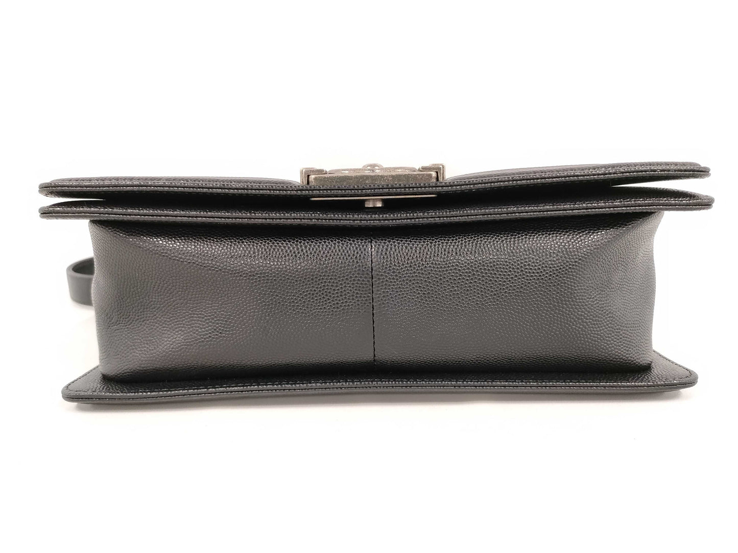 CHANEL Boy Chanel Coco Mark Caviar Leather Chain Shoulder Bag, No. 29