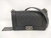 CHANEL Boy Chanel Coco Mark Caviar Leather Chain Shoulder Bag, No. 29
