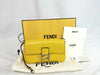 FENDI Micro Bucket Leather Shoulder Bag Yellow Handbag