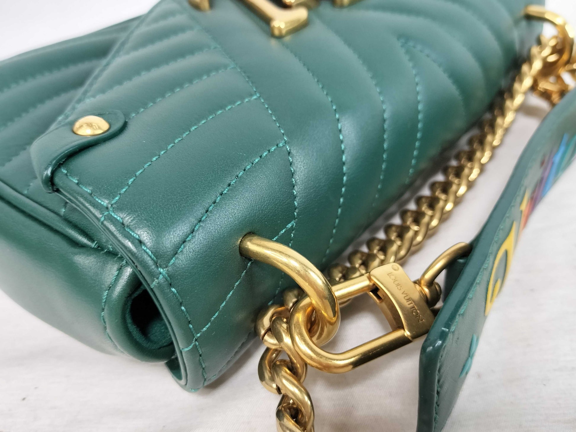 LOUIS VUITTON LOUIS VUITTON Louis Vuitton New Wave Chain Bag PM M55021 Shoulder Bag