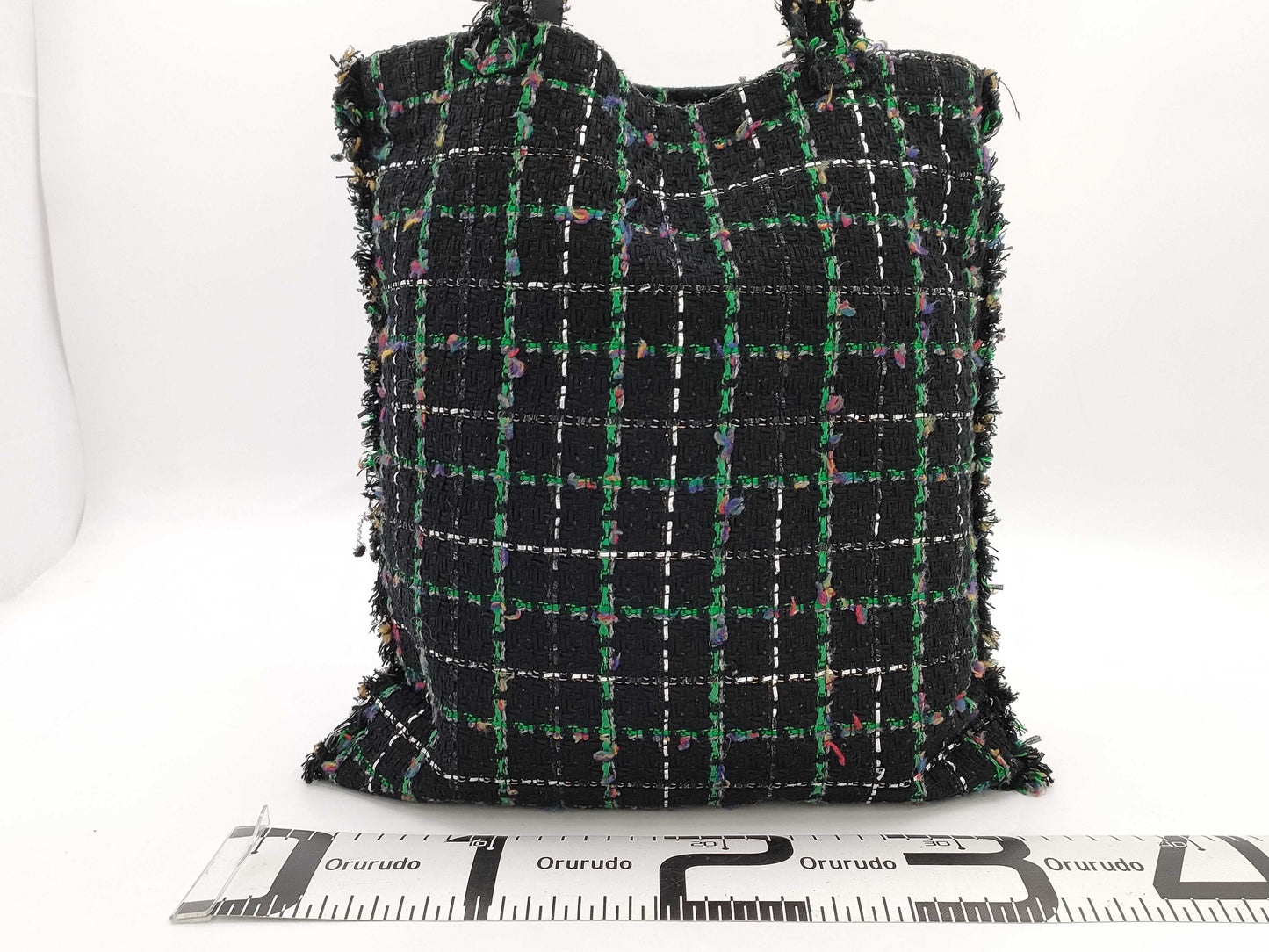 CHANEL Tweed Robot Design 23rd Series Tote Bag
