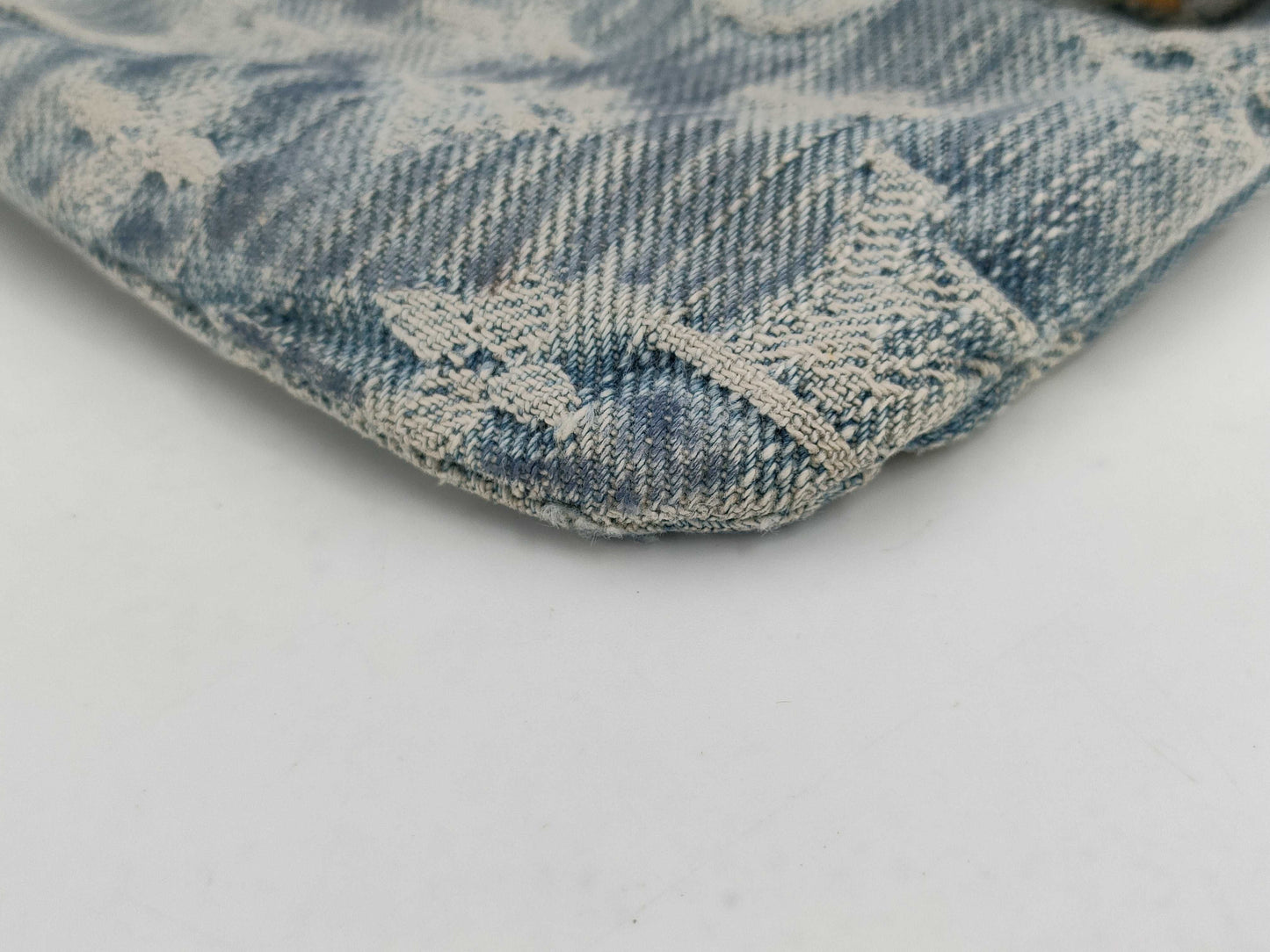 LOUIS VUITTON Vuitton Monogram Denim Clutch Bag Second Bag