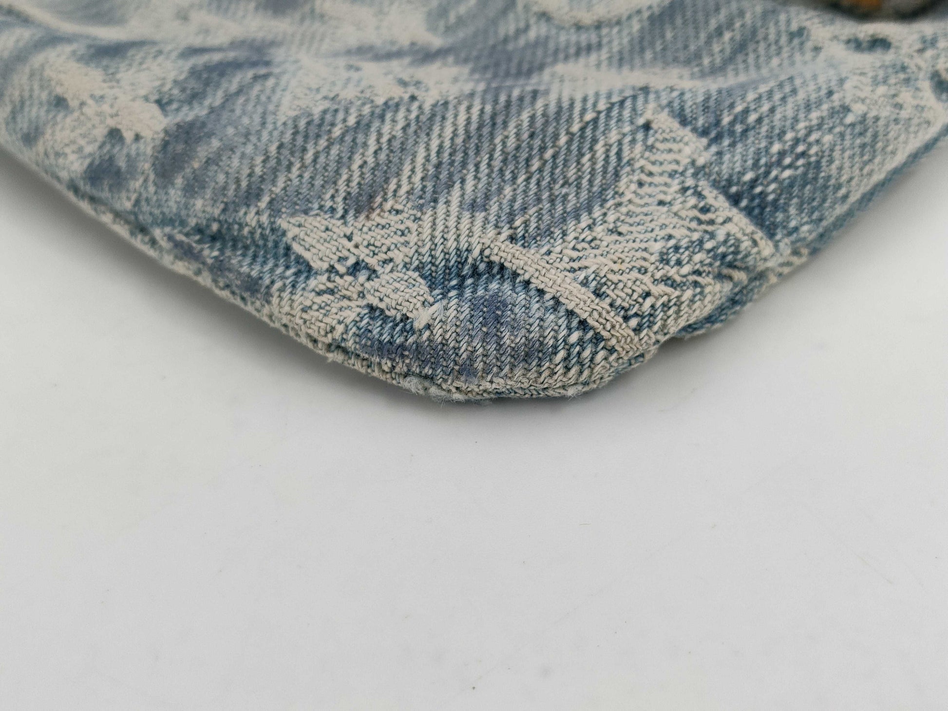 LOUIS VUITTON Vuitton Monogram Denim Clutch Bag Second Bag