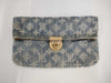 LOUIS VUITTON Vuitton Monogram Denim Clutch Bag Second Bag
