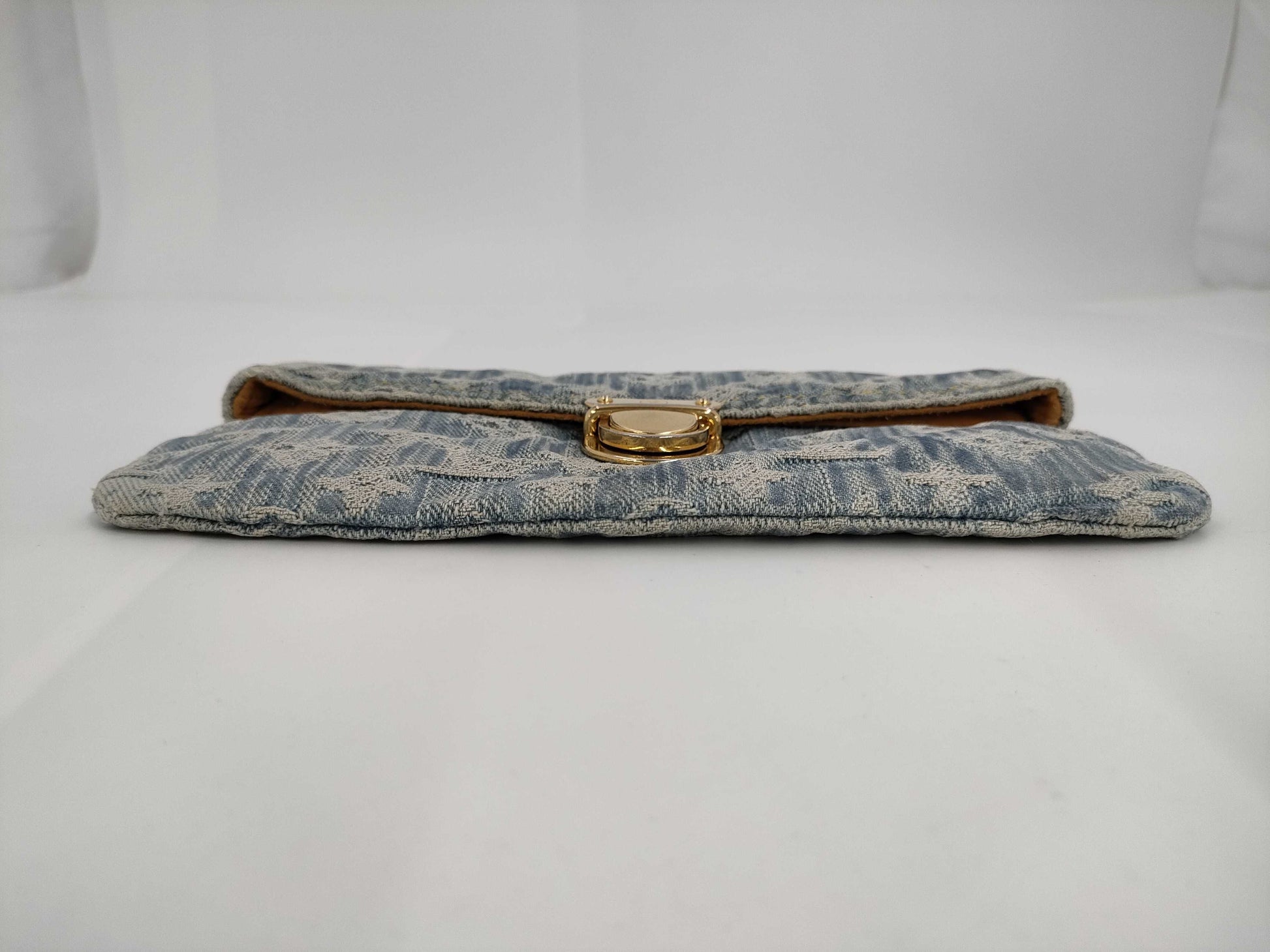 LOUIS VUITTON Vuitton Monogram Denim Clutch Bag Second Bag