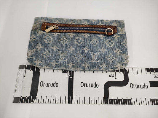 LOUIS VUITTON Vuitton Monogram Denim Clutch Bag Second Bag