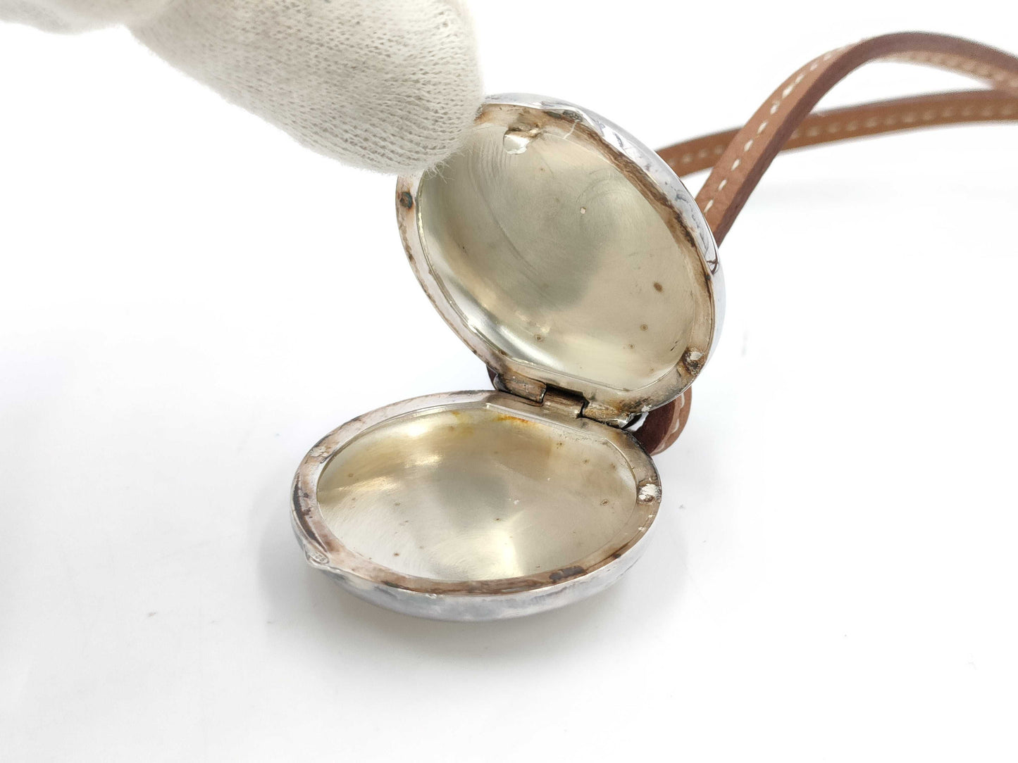 HERMES Pill Case Necklace