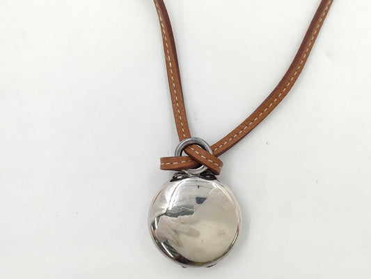 HERMES Pill Case Necklace