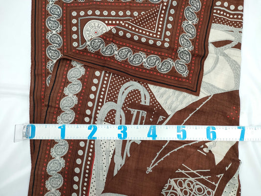 HERMES Carre 140 Carre Cashmere Silk Virgin Scarf
