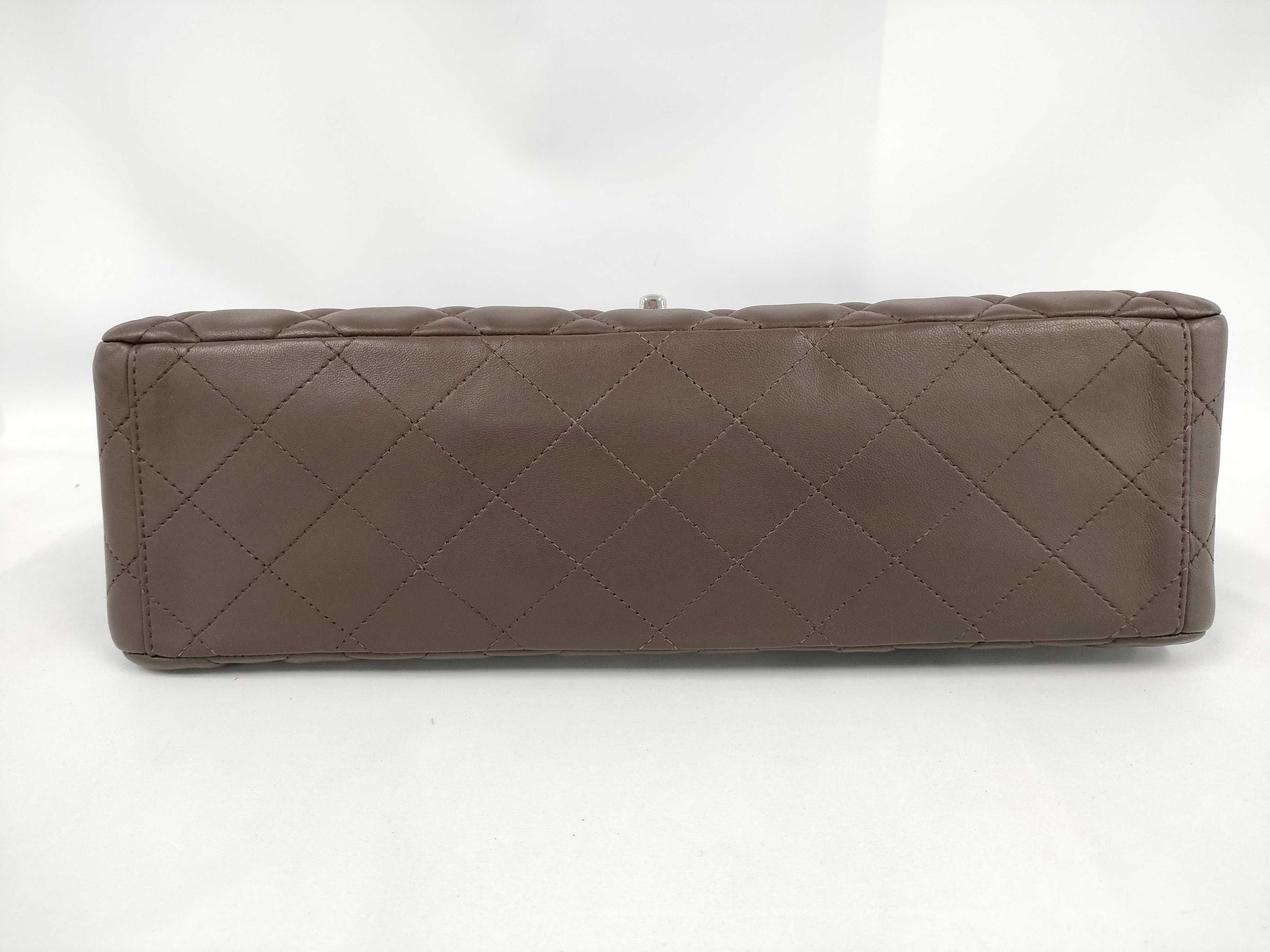 CHANEL Lambskin Matelasse Maxi Shoulder Bag