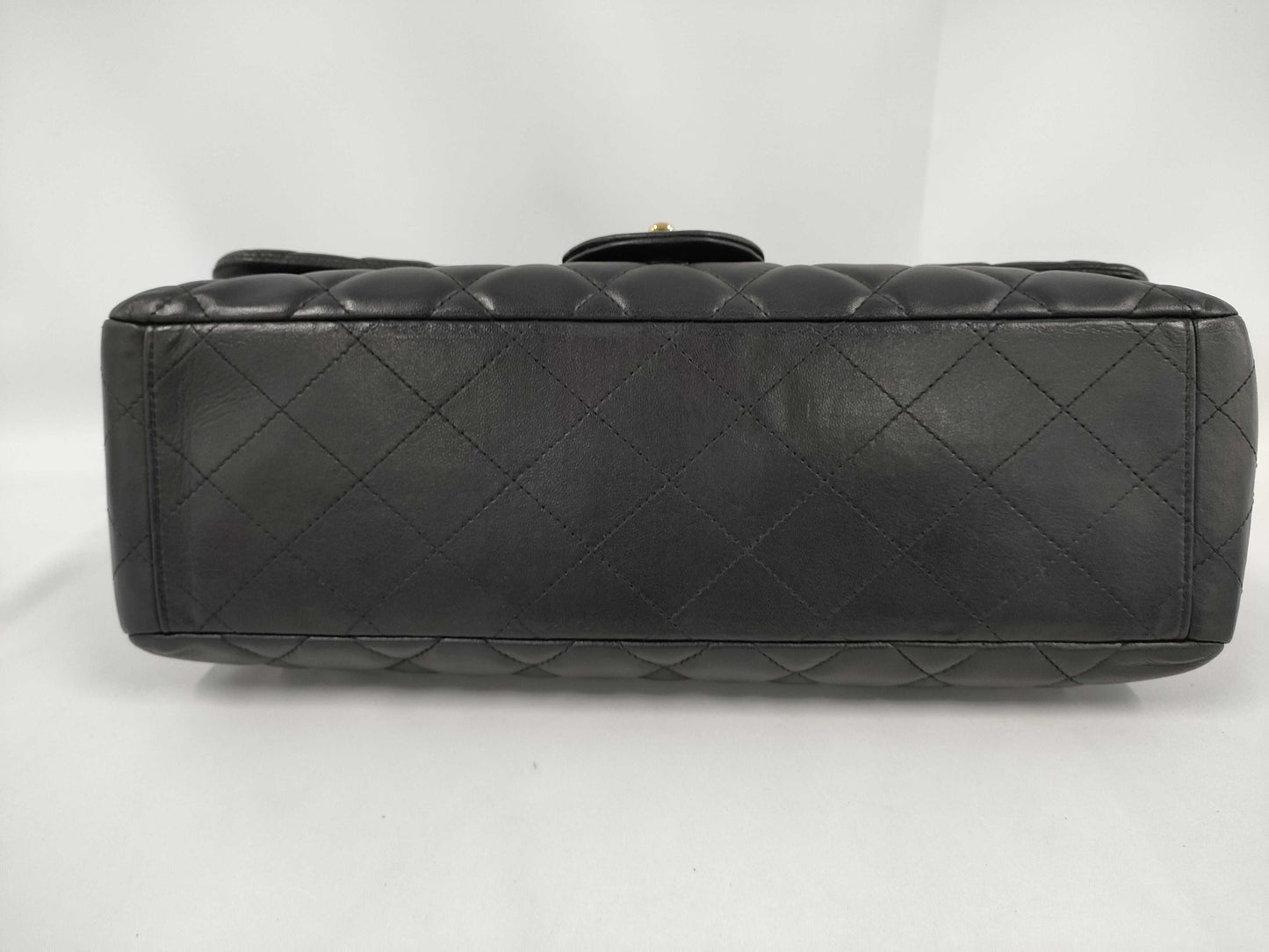 CHANEL Lambskin Matelasse Maxi Shoulder Bag