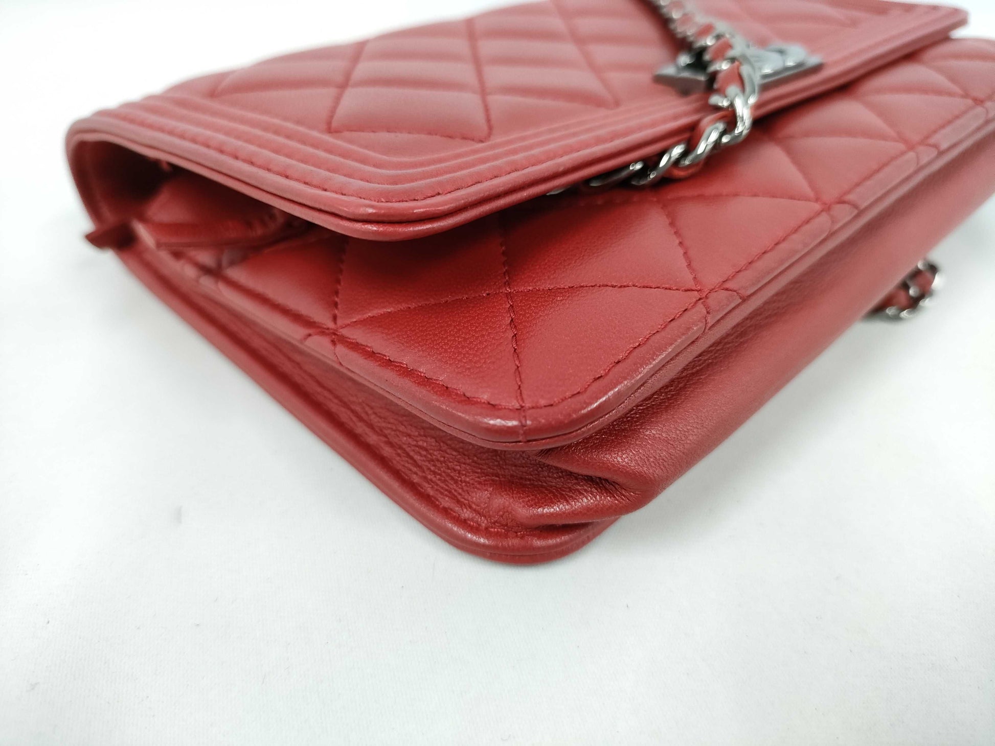 CHANEL Lambskin Chain Shoulder Bag Shoulder Bag