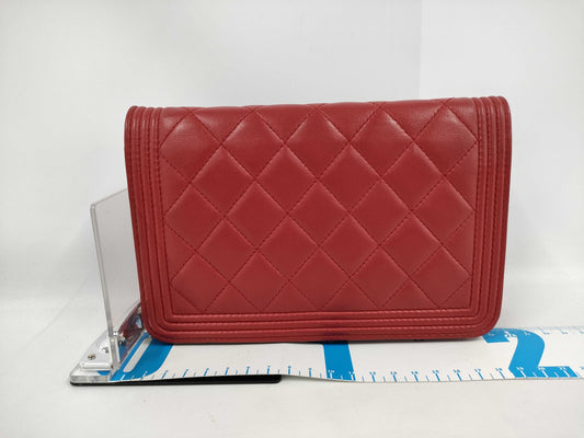 CHANEL Lambskin Chain Shoulder Bag Shoulder Bag